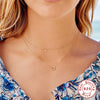 S925 Sterling Silver Single Zircon Geometric Ball Chain Necklace For Women