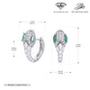 S925 Sterling Silver Snake Ear Buckle Dopamine Series Animal Dripping Glue Earrings