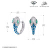 S925 Sterling Silver Snake Ear Buckle Dopamine Series Animal Dripping Glue Earrings
