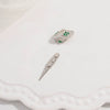 S925 Sterling Silver Snake Pattern Pearl Bracelet Necklace With Zirconia Design