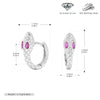 S925 Sterling Silver Snake Zircon Inlaid Women's Earrings With Animal Pattern