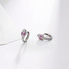 S925 Sterling Silver Snake Zircon Inlaid Women's Earrings With Animal Pattern