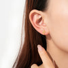 S925 Sterling Silver Snakeshaped Women's Earrings With Snake Head Design Platinum Or 18K Gold Electroplated