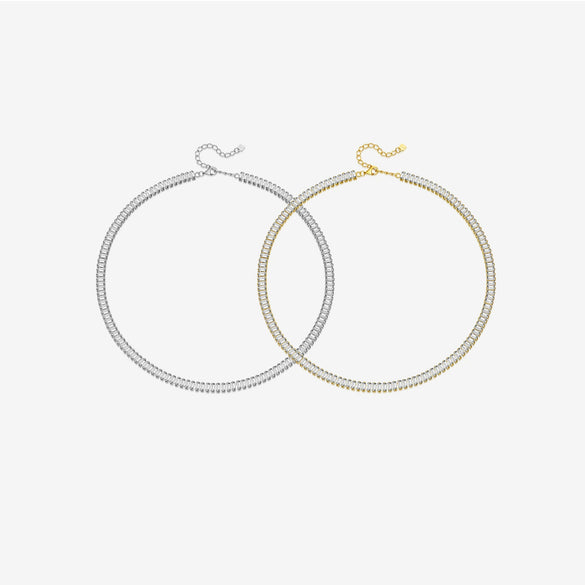 S925 Sterling Silver Spiral Necklace With Geometric Design Electroplated In Platinum Or 18K Gold For Women