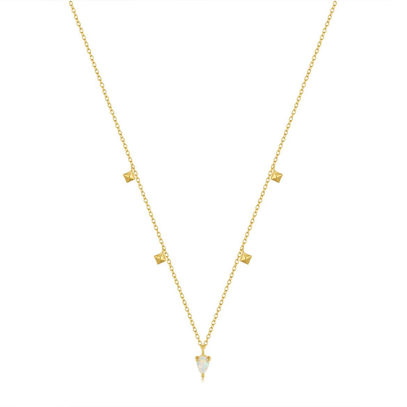 S925 Sterling Silver Stacked Mangxing Aobao Diamond Elegant Women's Necklace With Electroplating And O Chain