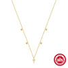 S925 Sterling Silver Stacked Mangxing Aobao Diamond Elegant Women's Necklace With Electroplating And O Chain