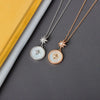 S925 Sterling Silver Star Pattern Mixed Gem Inlay Electroplated Women's Clavicle Necklace