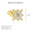 S925 Sterling Silver Star Tassel Chain Earrings For Women With Zircon Design