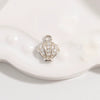 S925 Sterling Silver Starfish Pendant With Zirconia Fashion Animal Design For Diy Bracelet Or Necklace