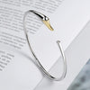 S925 Sterling Silver Swan Open Bracelet Fashion Electroplated Trendy Animal Jewelry For Women