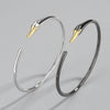 S925 Sterling Silver Swan Open Bracelet Fashion Electroplated Trendy Animal Jewelry For Women
