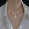 S925 Sterling Silver Tulip Flower Necklace For Women With Cat's Eye Stone Pendant Light Luxury Fashion Jewelry