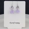S925 Sterling Silver Tulip Flower Tassel Earrings Long Floral Ear Line Dangle Earrings For Women