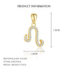 S925 Sterling Silver Twelve Constellation Micropaved Women's Clavicle Chain Pendant Necklace