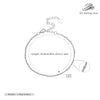 S925 Sterling Silver Ushape Electroplated Allmatch Temperament Bracelet
