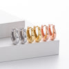 S925 Sterling Silver Ushaped Electroplated Women's Minimalist Fashion Earrings