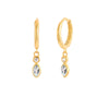 S925 Sterling Silver Water Drop Earrings With Zircon Inlay For Women Long Tassel Accessories