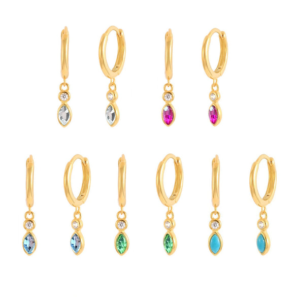 S925 Sterling Silver Water Drop Earrings With Zircon Inlay For Women Long Tassel Accessories