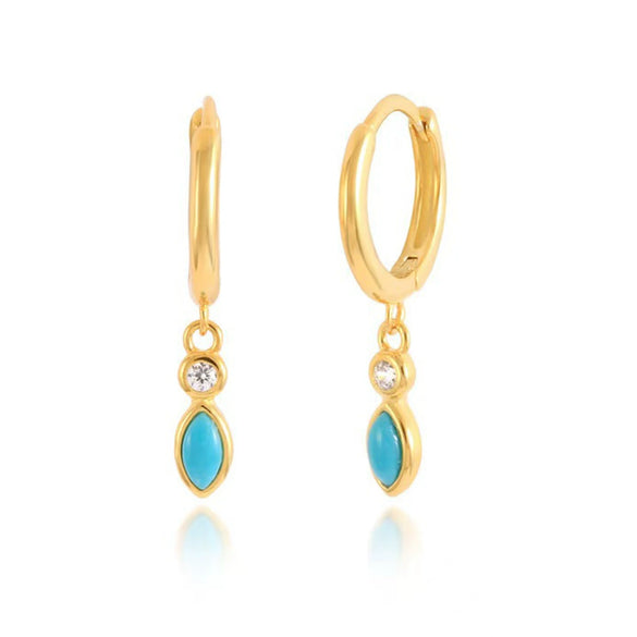 S925 Sterling Silver Water Drop Earrings With Zircon Inlay For Women Long Tassel Accessories