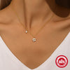 S925 Sterling Silver Water Drop Zircon Vortex Creative Unisex Jewelry With O Chain Electroplated Bracelet And Necklace