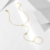 S925 Sterling Silver Water Drop Zircon Women's Minimalist Bracelet