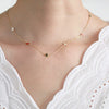 S925 Sterling Silver Women's Butterfly Necklace Simple Elegant Clavicle Chain Electroplated Animal Pendant
