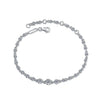 S925 Sterling Silver Women's Champagne Gold Moissanite Bracelet With Cartoon Characters Leaves Animal Zodiac Shapes Electroplated