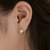 S925 Sterling Silver Women's Earrings Beanshaped Pearshaped Drop Shape Electroplating Design