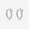 S925 Sterling Silver Women's Fashion Ol Earring With Geometric Design And Electroplating Process