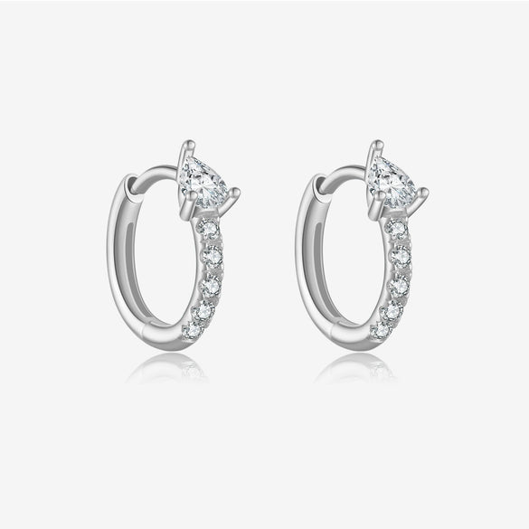S925 Sterling Silver Women's Fashion Ol Earring With Geometric Design And Electroplating Process