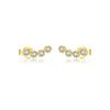 S925 Sterling Silver Women's Fashion Simple Exquisite Earrings With Geometric Pattern And Platinum Or 18K Gold Electroplating