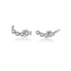 S925 Sterling Silver Women's Fashion Simple Exquisite Earrings With Geometric Pattern And Platinum Or 18K Gold Electroplating