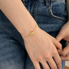 S925 Sterling Silver Women's Light Luxury Bracelet With Earth Aircraft Design And Electroplating Treatment