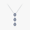 S925 Sterling Silver Yshaped Clavicle Chain Necklace For Women Light Luxury Electroplated