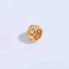 S925 Sterling Silver Zirconium Hollow Barrel Braided Ball Beads Handmade Diy Bracelet Necklace Accessories