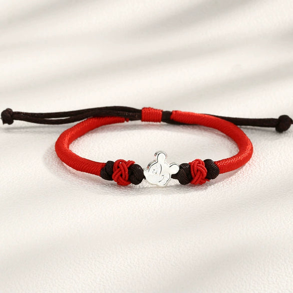S925 Sterling Silver Zodiac Animals Woven Bracelet With Electroplating