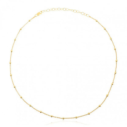 S925 Silver Simple Round Bead Necklace Wholesale