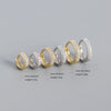 Fashion Geometric Plating Gem Earrings