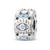Safety Buckle Hanging Beads Diy Jewelry Accessories Bracelet Silver Plated Dripping Oil Design