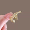 Sailboat Retro Brooch Alloy Electroplating Minimalist Unisex Accessory