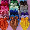 Satin Bow Hairpin Handmade Hair Accessory For Women