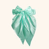 Satin Bow Hairpin Handmade Hair Accessory For Women