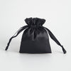 Satin Cloth Drawstring Bag For Jewelry Storage With Silk Screen Printing