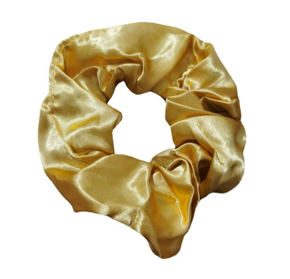 Satin Cloth Scrunchie Hair Ring Handmade High Elasticity Hair Rope Natural Style Multi Color Hair Accessory