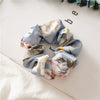 Satin Flower Large Intestine Hair Band Headdress Elastic Rubber Band Female Hair Rope Jewelry Seiko