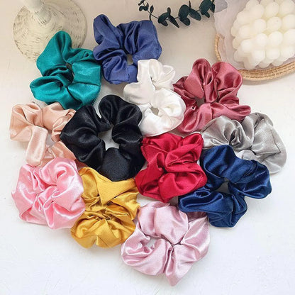 Satin Hair Ring Korean New Fashion Sweet Cheap Hair Rope Wholesale