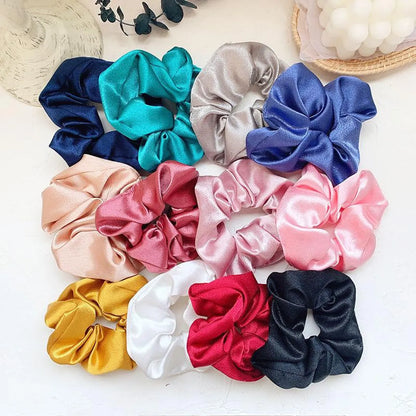 Satin Hair Ring Korean New Fashion Sweet Cheap Hair Rope Wholesale