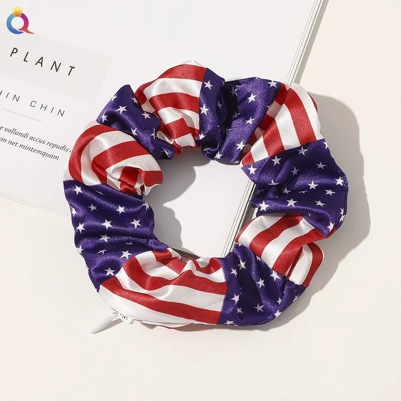 Satin Handmade Printed Hair Ring