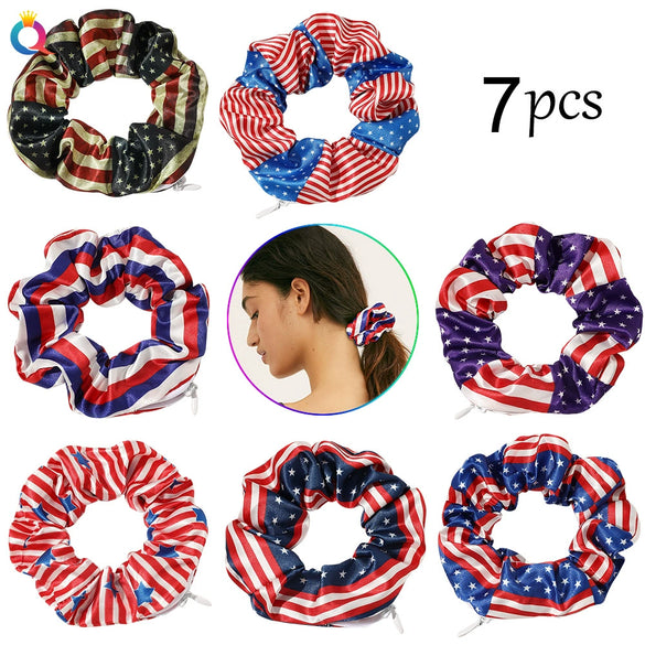Satin Handmade Printed Hair Ring