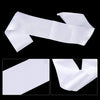 Satin Shoulder Strap Etiquette Belt White For Party And Dance Decoration
